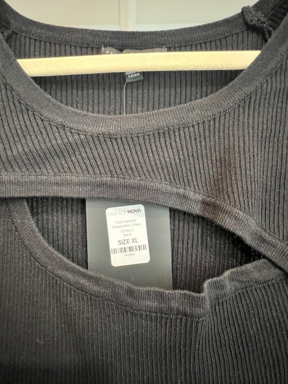 NWT Ribbed Mini Dress - Picture 3 of 3